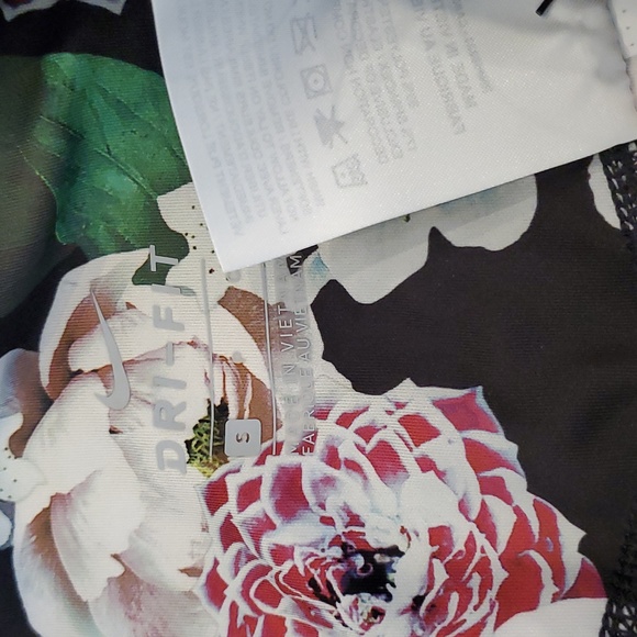 NIKE DRI FIT ONE ICON CLASH FLORAL 7" BIKE TIGHT TRAINING SHORTS Size Small - Picture 6 of 13